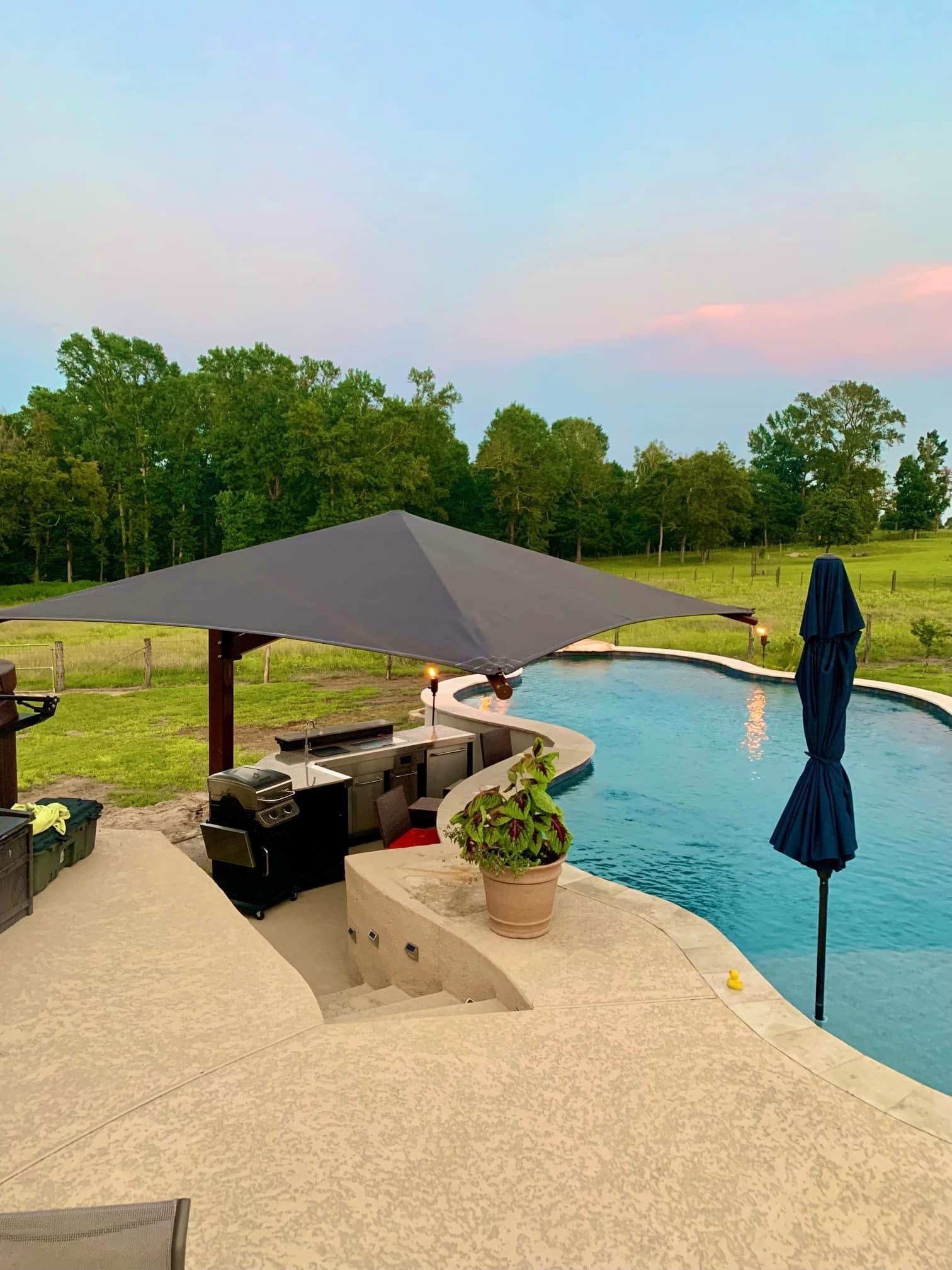 Compact Backyard Pool Renovation